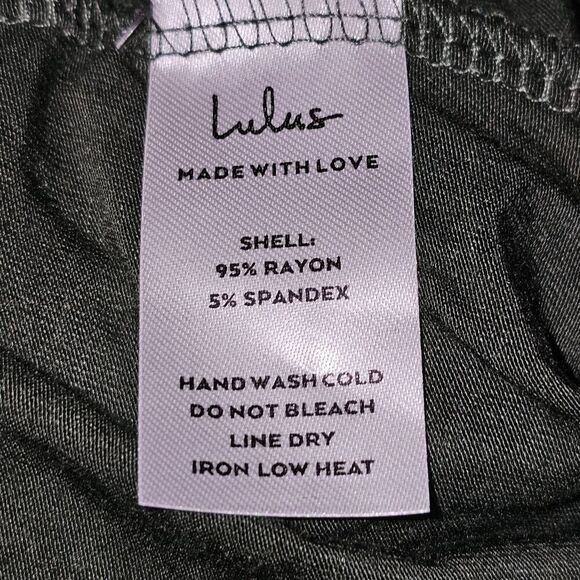 NWT Lulu's Womens Olive‎ Green Wrap Maxi Dress Large - Picture 5 of 5